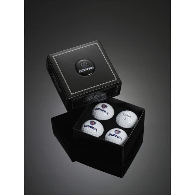 Custom Printed Titleist Pro V1  4 Ball Dome Box