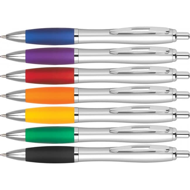 Branded Contour Argent Printed Ballpen