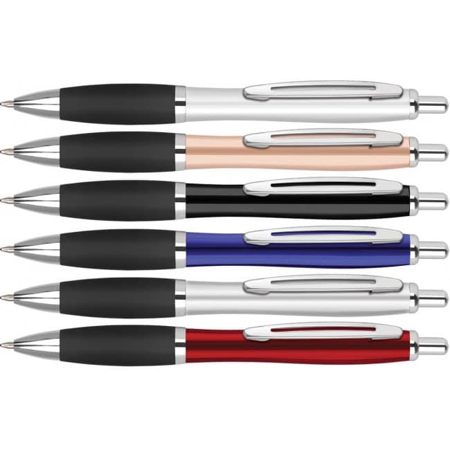 Branded Contour Printed Metal Ballpen