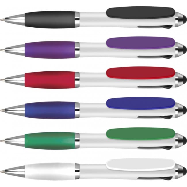 Custom Printed Contour Tricolour Ballpen