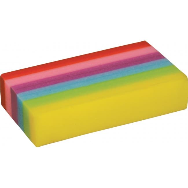 Branded Rainbow Eraser