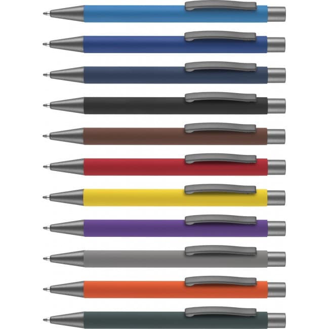 Custom Printed Ergo Soft Ballpen (Line Colour Print)