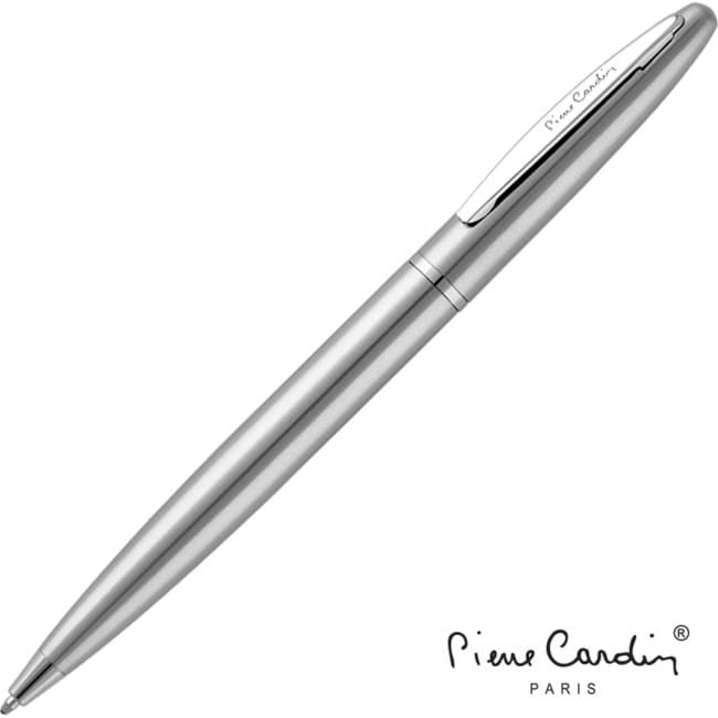 Custom Printed Pierre Cardin Clarence Stainless Steel Ballpen