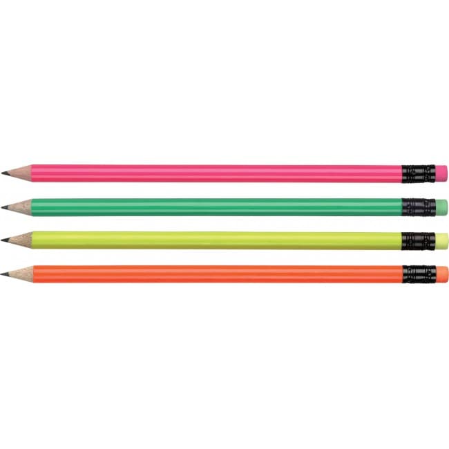 Custom Printed Fluorescent Wooden Pencil