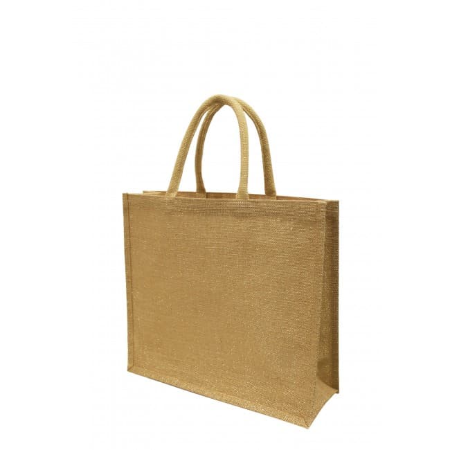 Custom Printed Sunguru Laminated Jute Shopper