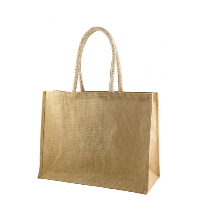 Custom Printed Chura Laminated Jute Shopper