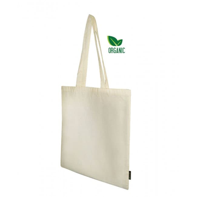 Custom Printed Sili Organic Cotton Shopper 5oz