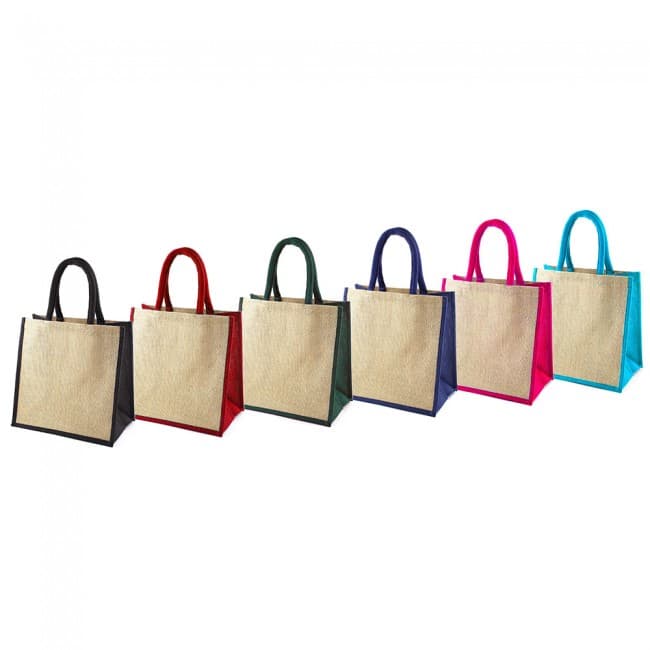 Custom Printed Mamba CT Medium Laminated Jute Shopper