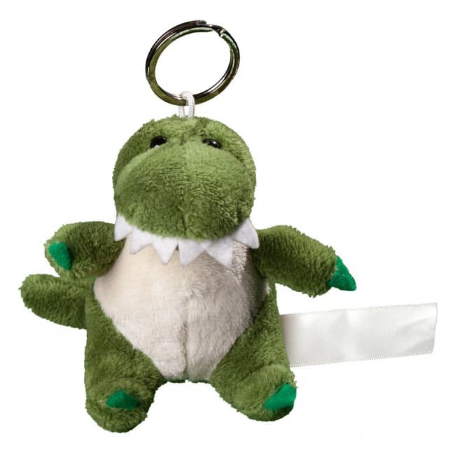 Custom Printed Plush crocodile with keychain