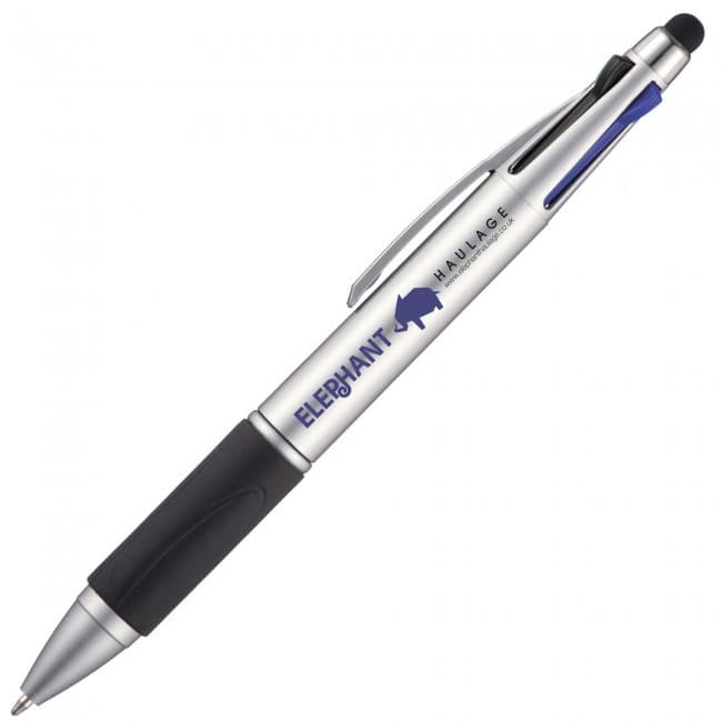 Custom Printed Trojan 4 ink Stylus Ball Pen