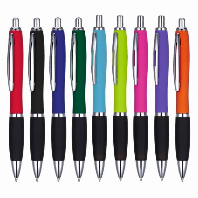 Custom Printed Shanghai Softfeel Metal Ball Pen