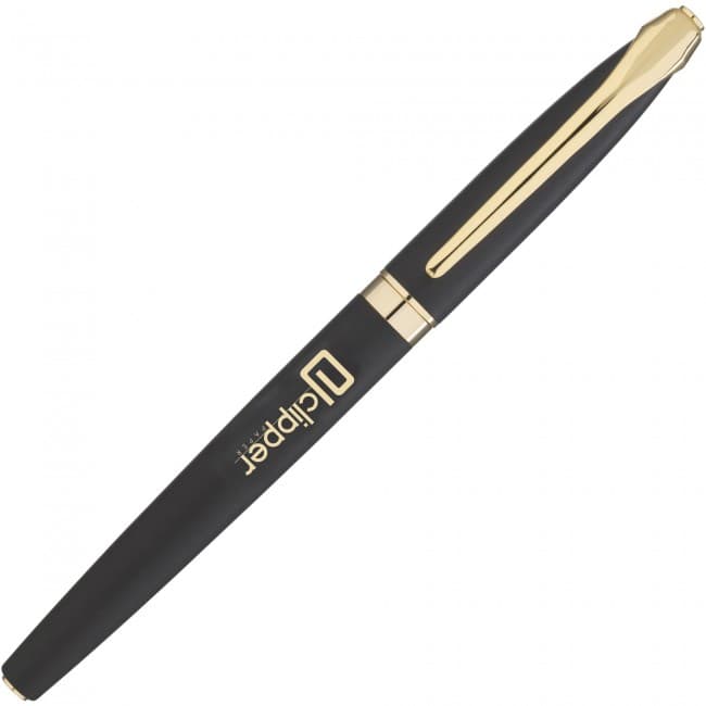 Custom Printed Ballad Gold Rollerball Pen