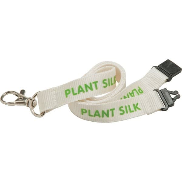 Custom Printed 10mm Plant Silk Lanyard