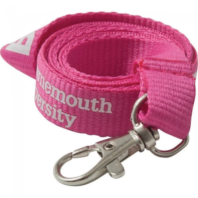 Branded 20mm Flat Polyester Lanyard