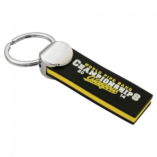 Custom Printed Soft PVC Sandwich Keyring