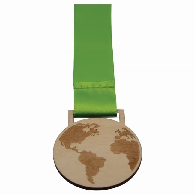 Branded Bespoke Wooden Medal 40mm