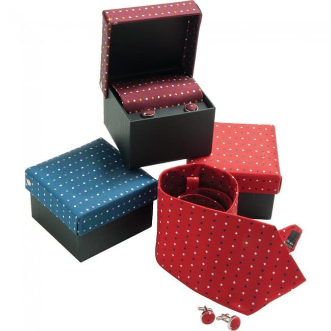 Custom Printed Tie & Cufflink Box Set