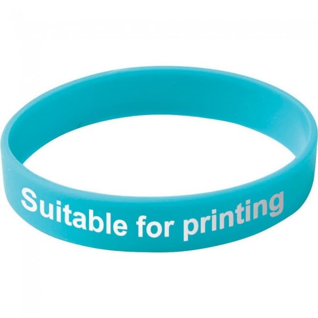 Custom Printed Adult Size Silicone Wristband UK Stock