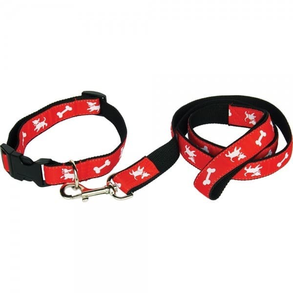 Custom Printed Printed Satin Applique Dog Lead