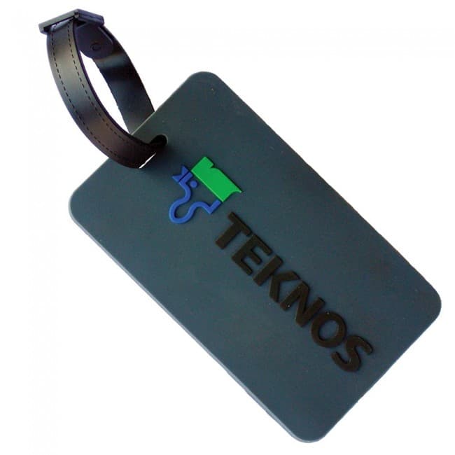 Custom Printed Large Soft PVC Luggage Tag