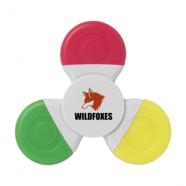 Custom Printed Spinner Marker highlighter