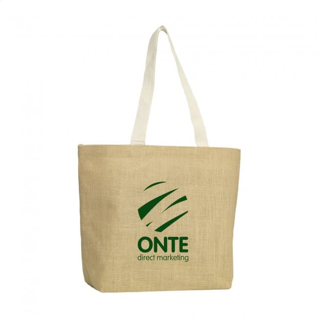 Custom Printed Elegance Bag jute shopper