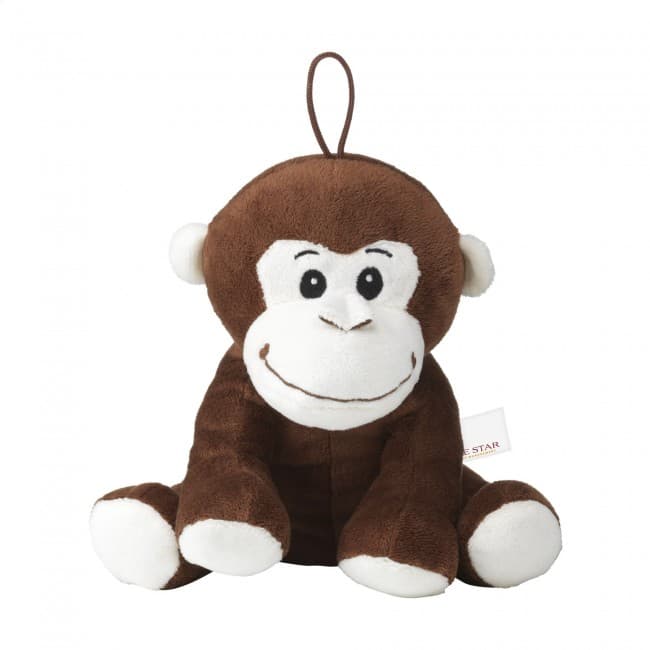 Custom Printed Moki plush ape cuddle toy