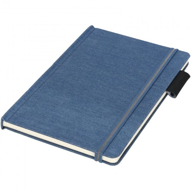 Custom Printed Jeans A5 fabric notebook - Image 2