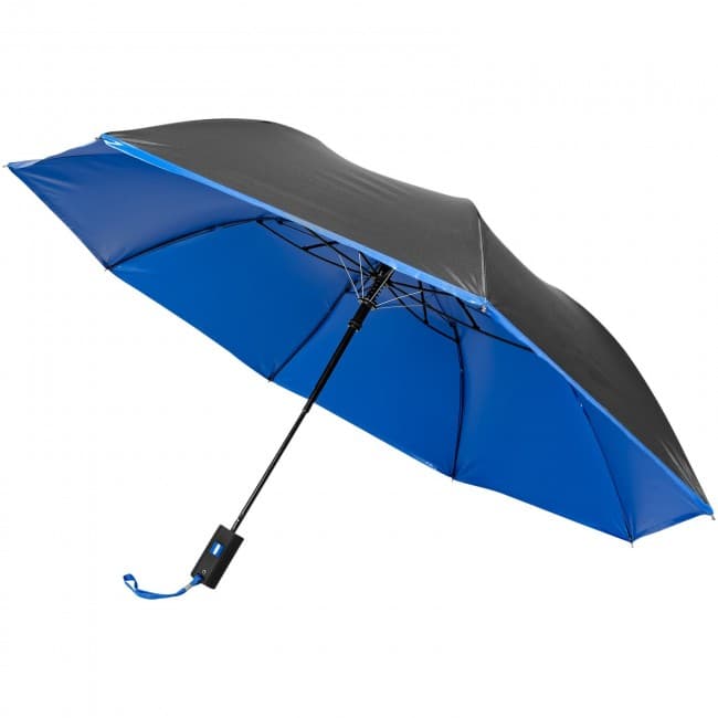 Custom Printed Spark 21'' foldable automatic umbrella - Image 3