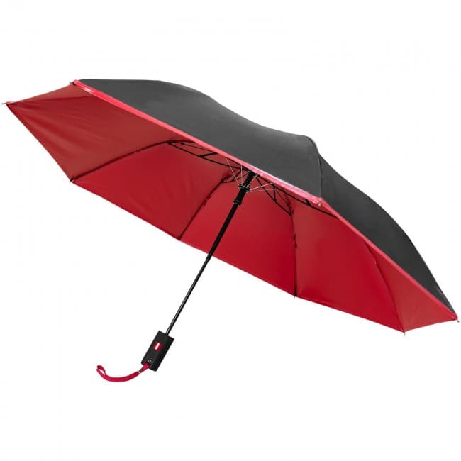 Custom Printed Spark 21'' foldable automatic umbrella - Image 2