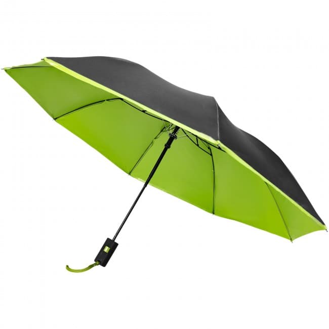 Custom Printed Spark 21'' foldable automatic umbrella - Image 1