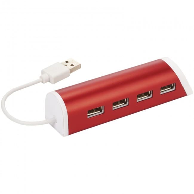 Custom Printed Power 4-port USB hub and smartphone stand - Image 1