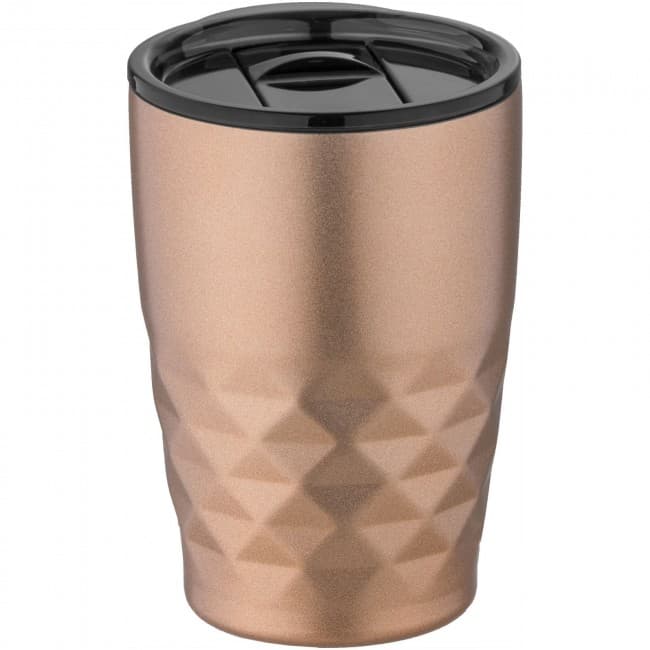 Custom Printed Geo 350 ml copper vacuum insulated tumbler - Image 3