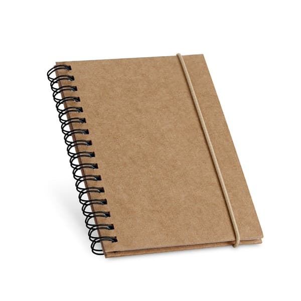 Custom Printed Marlowe Spiral Pocket Notebook With Recycled Paper