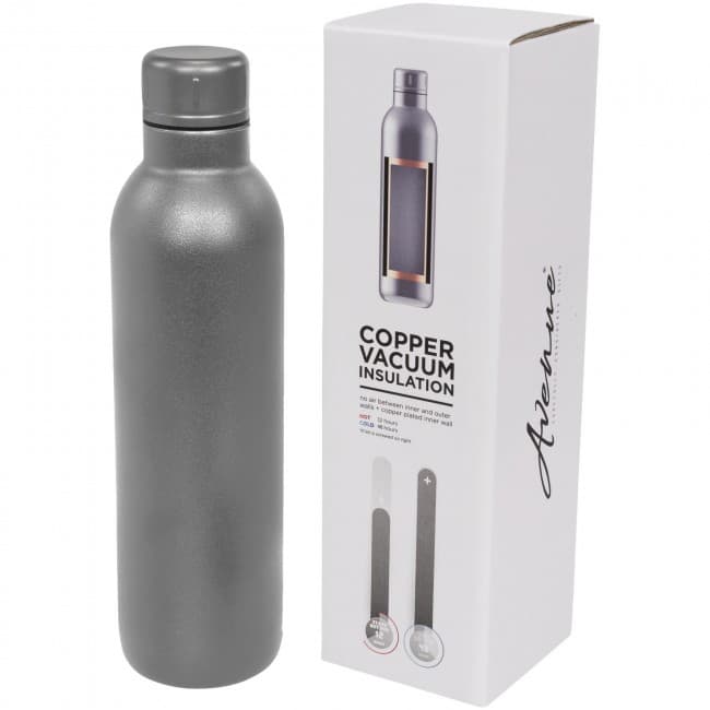 Custom Printed Thor 510 ml copper vacuum insulated sport bottle - Image 4