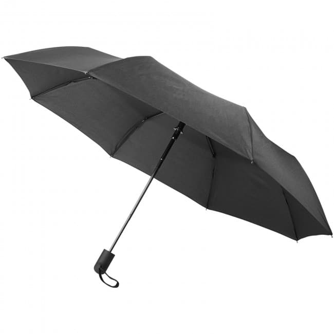 Custom Printed Gisele 21'' heathered auto open umbrella - Image 3