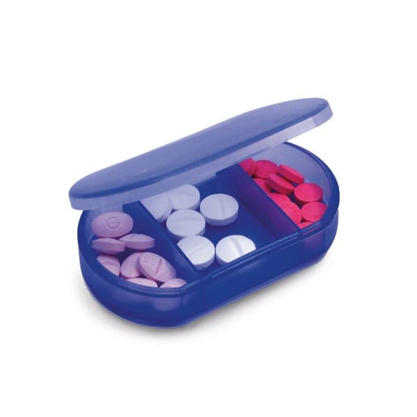 Branded Pill Box With 3 Compartments