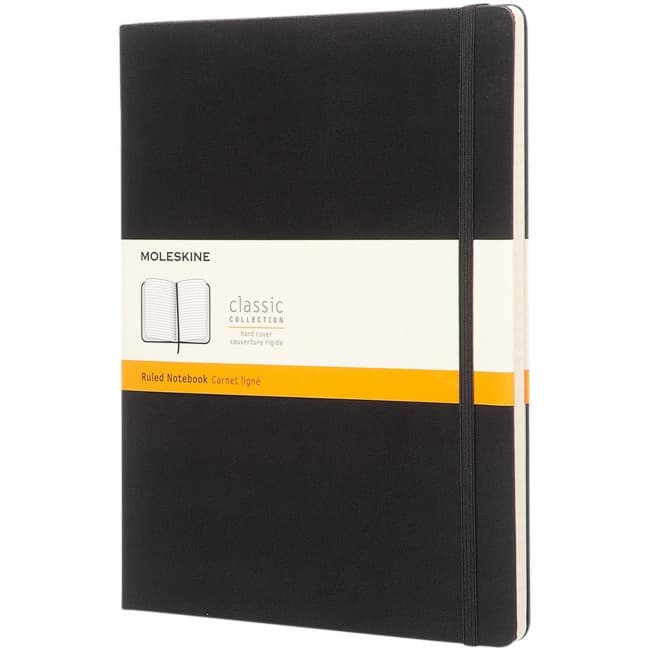 Custom Printed Classic XL hard cover notebook - ruled - Image 3