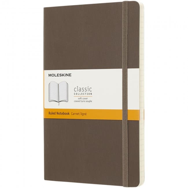 Custom Printed Classic L soft cover notebook - ruled - Image 1