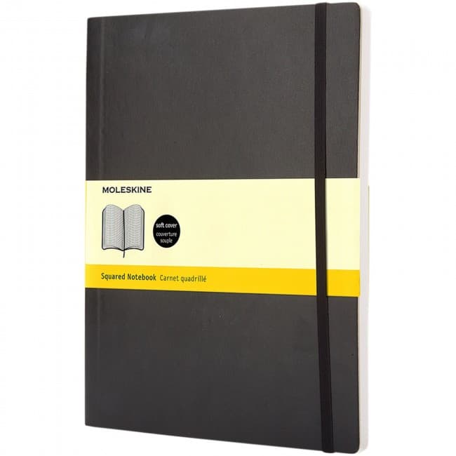 Custom Printed Classic XL soft cover notebook - squared - Image 3