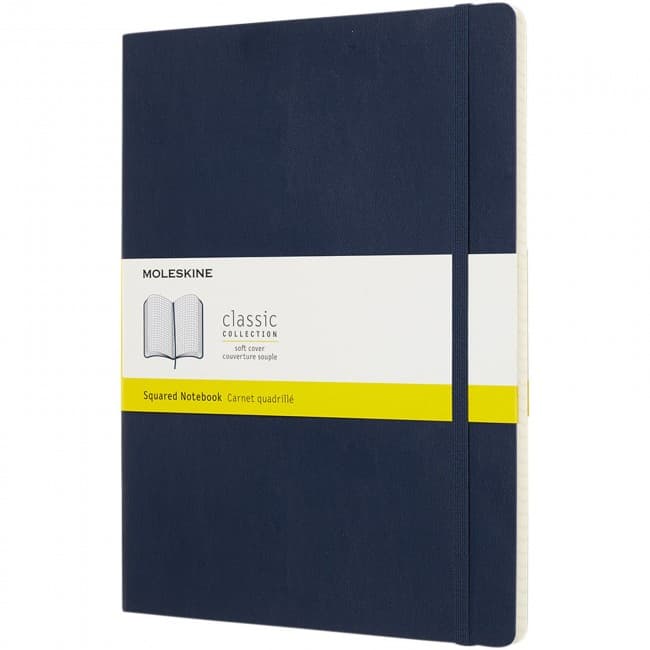 Custom Printed Classic XL soft cover notebook - squared - Image 2