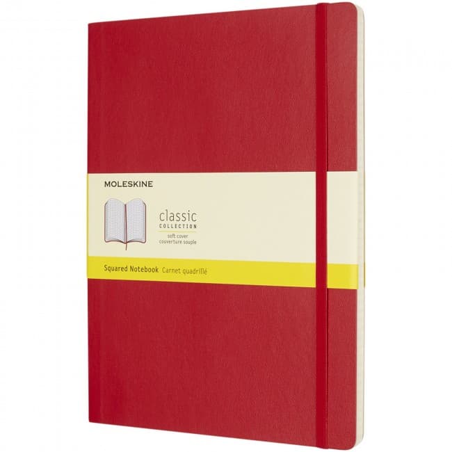 Custom Printed Classic XL soft cover notebook - squared - Image 1