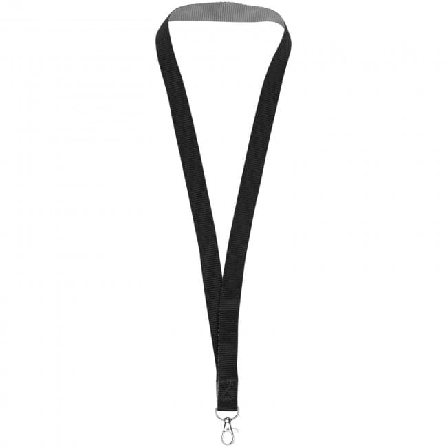 Custom Printed Aru dual-tone lanyard with Hook & Loop closure - Image 4