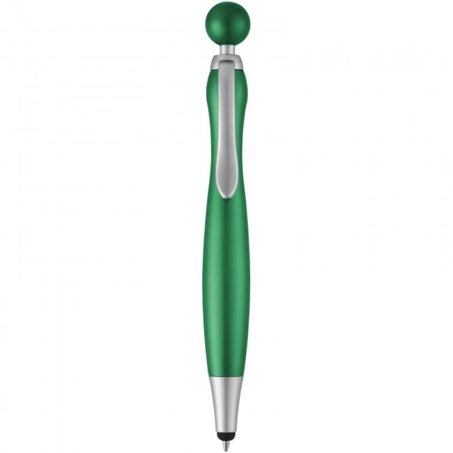 Custom Printed Naples ballpoint pen with ball-shaped clicker - Image 1