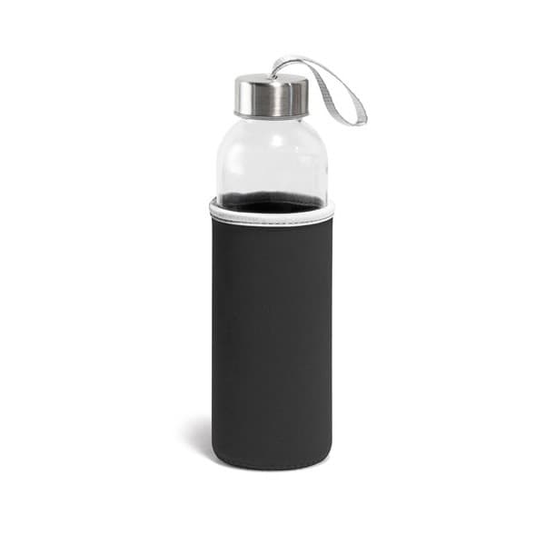 Custom Printed Raise Glass And Stainless Steel Sport Bottle 520ml