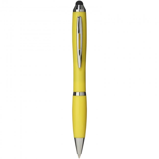 Custom Printed Nash coloured stylus ballpoint pen - Image 1