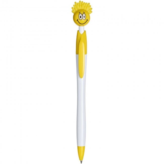 Custom Printed Smiley ballpoint pen-BK - Image 1