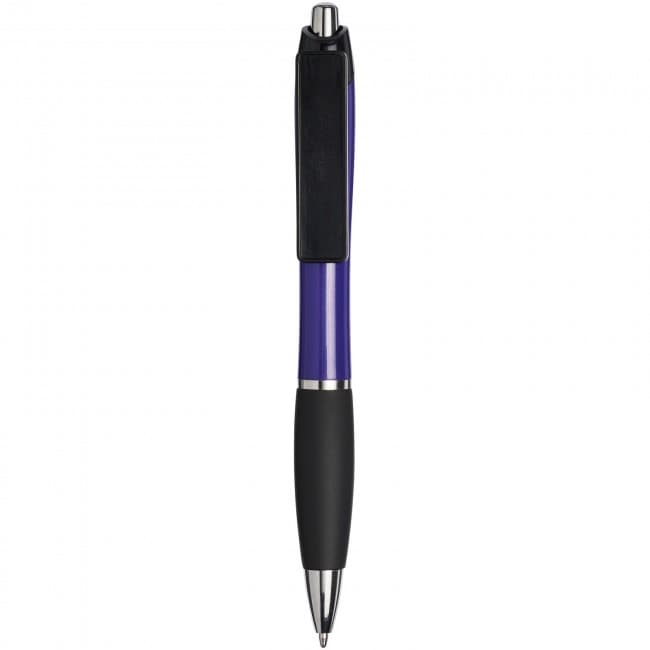 Custom Printed Domed Curvy ballpoint pen-BK - Image 1