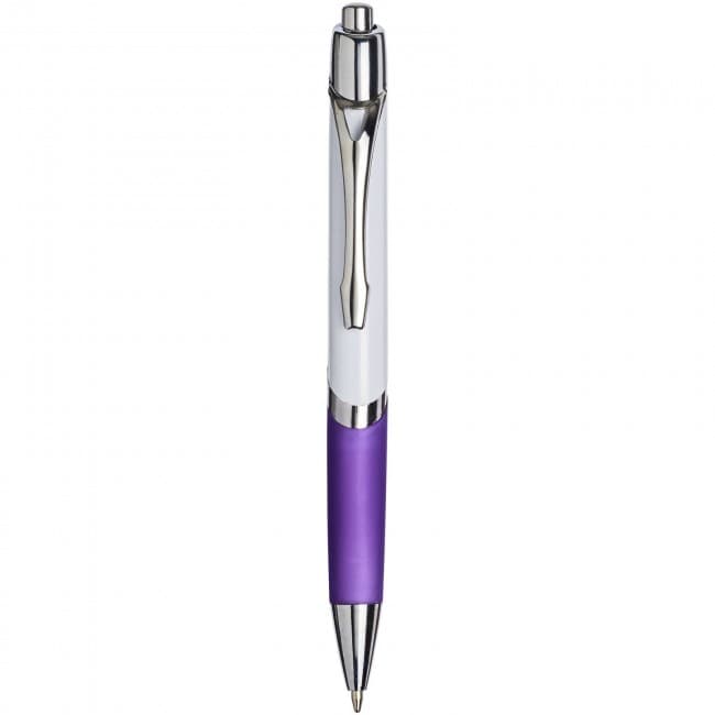 Custom Printed Ellipse ballpoint pen with white barrel - Image 1