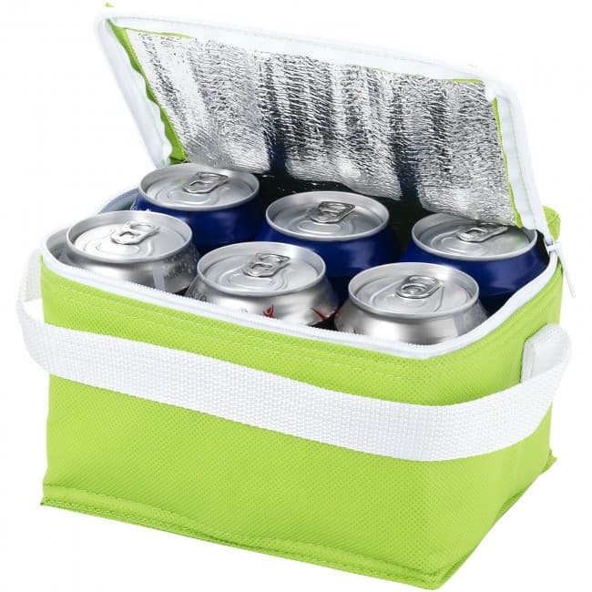 Custom Printed Spectrum non-woven 6-can cooler bag - Image 6